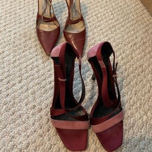 Jimmy Choo and Gucci Heels Size 6.5